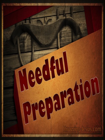 Needful Preparation (devotional)04-03 (brown)